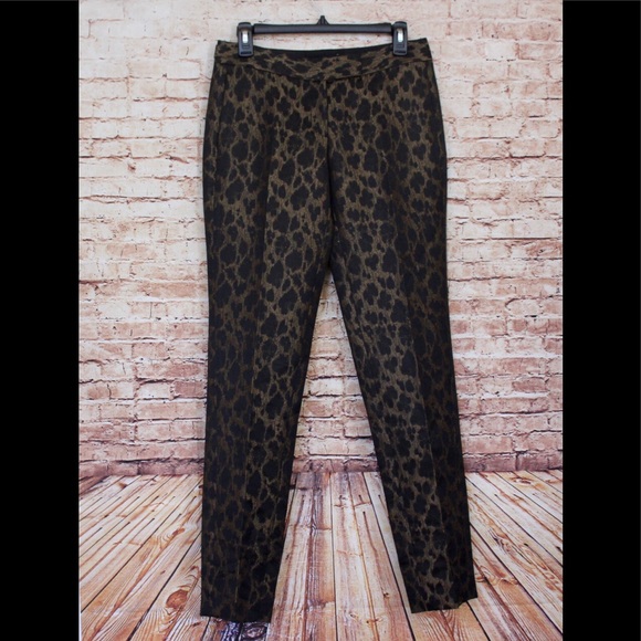Elie TahariCheetah Print Dress Pants